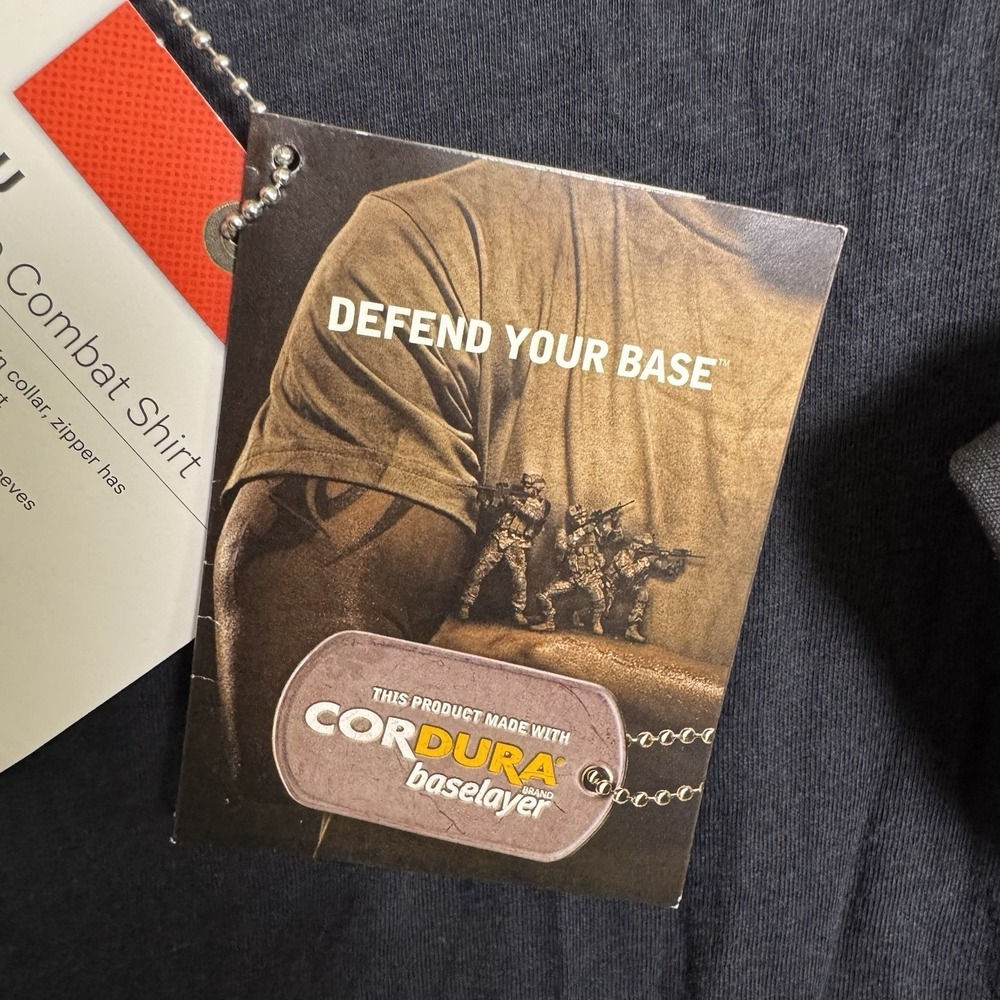 Tru-Spec Combat Shirt Men's S Reg 1/4 Zip Digital Camo Cordura Fabric Tactical - Picture 7 of 12